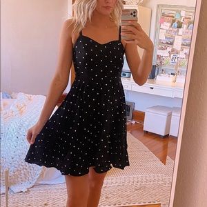 Old Navy Black & White Polka Dot Dress